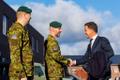 NATO Secretary General Mark Rutte visits Tapa Military Base and the eFP battle group on October 23, 2024.