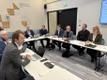 Public transport center chiefs' meeting with Minister of Regional Affairs Piret Hartman (SDE) in Paide on Friday. January 31, 2025.