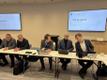 Public transport center chiefs' meeting with Minister of Regional Affairs Piret Hartman (SDE) in Paide on Friday. January 31, 2025.
