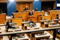 Riigikogu sitting which saw the vote to amend the Constitution to strip citizens of aggressor nations from being able to vote in Estonian elections pass by 93 votes to 7, Wednesday, March 26, 2025.