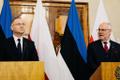 Poola president Andrzej Duda ja Eesti president Alar Karis andsid pressikonverentsi