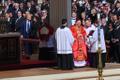 Paavst Franciscuse matusemissa.