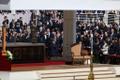 Paavst Franciscuse matusemissa.