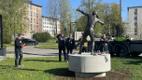 Памятник эстонскому легкоатлету Хейно Липпу установили в Йыхви, 19 мая.