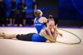 Estonian competitors at the official rehearsals for the 41st European Rhythmic Gymnastics Championships in Tallinn.