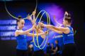 Estonian competitors at the official rehearsals for the 41st European Rhythmic Gymnastics Championships in Tallinn.