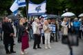 Meeting in support of Israel on Toompea Hill, Tallinn.
