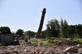 The 60-meter chimney was demolished on June 27, 2025 in Narva-Jõesuu.