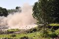 The 60-meter chimney was demolished on June 27, 2025 in Narva-Jõesuu.