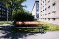 New benches in Tallinn's city center.