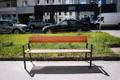 New benches in Tallinn's city center.