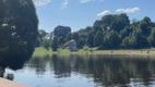 Flooding at Narva's Joaorg recreation area on July 17, 2025.