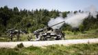 Live firing exercise using the newly acquired French-made CAESAR self-propelled howitzers, July 17, 2025.