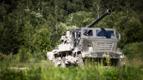 Live firing exercise using the newly acquired French-made CAESAR self-propelled howitzers, July 17, 2025.