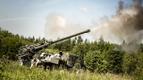 Live firing exercise using the newly acquired French-made CAESAR self-propelled howitzers, July 17, 2025.