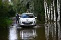 After heavy rain, summer houses in the Kudruküla area in Narva were flooded and some residents were evacuated on August 27, 2025.