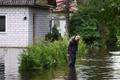 After heavy rain, summer houses in the Kudruküla area in Narva were flooded and some residents were evacuated on August 27, 2025.