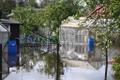 After heavy rain, summer houses in the Kudruküla area in Narva were flooded and some residents were evacuated on August 27, 2025.