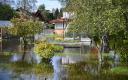 After heavy rain, summer houses in the Kudruküla area in Narva were flooded and some residents were evacuated on August 27, 2025.