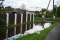 After heavy rain, summer houses in the Kudruküla area in Narva were flooded and some residents were evacuated on August 27, 2025.