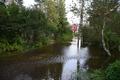 After heavy rain, summer houses in the Kudruküla area in Narva were flooded and some residents were evacuated on August 27, 2025.