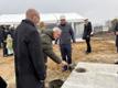 Cornerstone laying ceremony at the planned Kohila BLRT iron foundry, being built by NOBE: