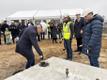 Cornerstone laying ceremony at the planned Kohila BLRT iron foundry, being built by NOBE: