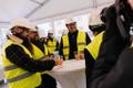 The cornerstone was laid for ERR's new TV House on Friday as construction of the new complex remains on schedule. November 21, 2025.