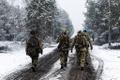Estonian instructors training Ukrainian soldiers as part of Norway's Legio initiative, which is funded by the Nordics, Baltics and Poland.