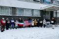 Акция в поддержку протестующих в Иране.