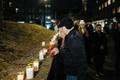 В Таллинне на улице Харью почтили память жертв мартовской бомбардировки 1944 года.