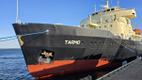 The icebreaker Tarmo working in the Gulf of Riga. March 2026.