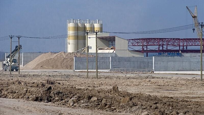 Строительство Балтийской АЭС в Калининграде.