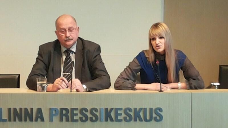 Вице-Мэр Калле Кландорф и его советник Елена Калбина.