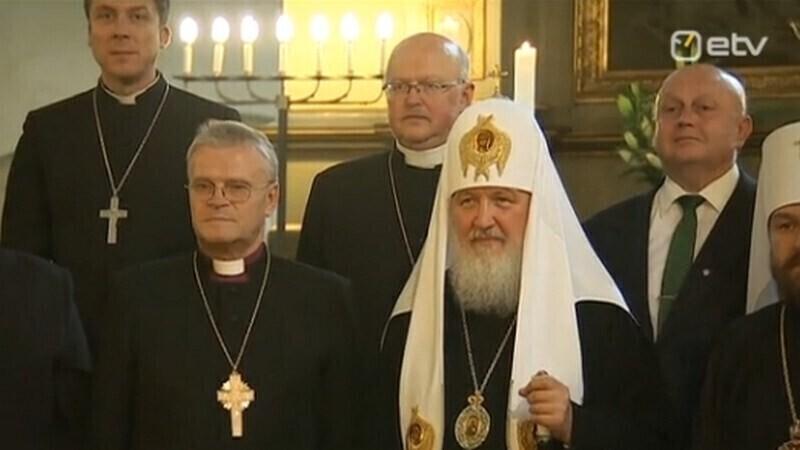 EELK peapiiskop Andres Põder ja patriarh Kirill ERR