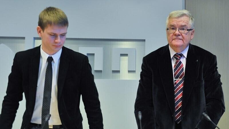 Адвокат Оливер Няэс и мэр Таллинна Эдгар Сависаар.