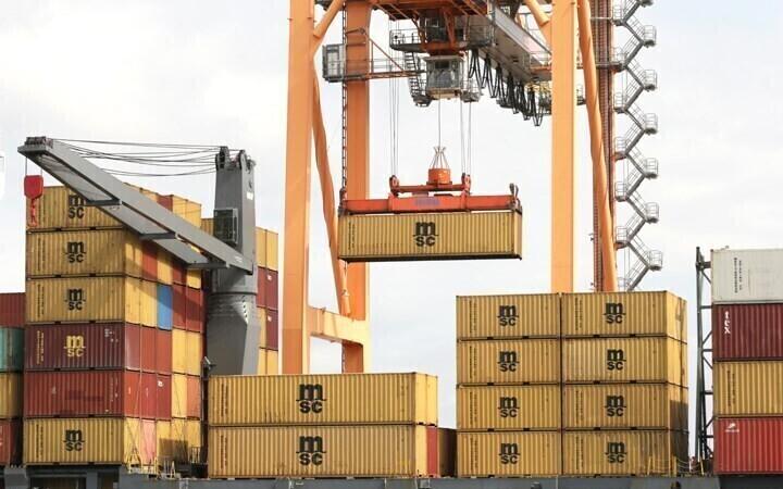 Konteinerid Muuga sadamas.