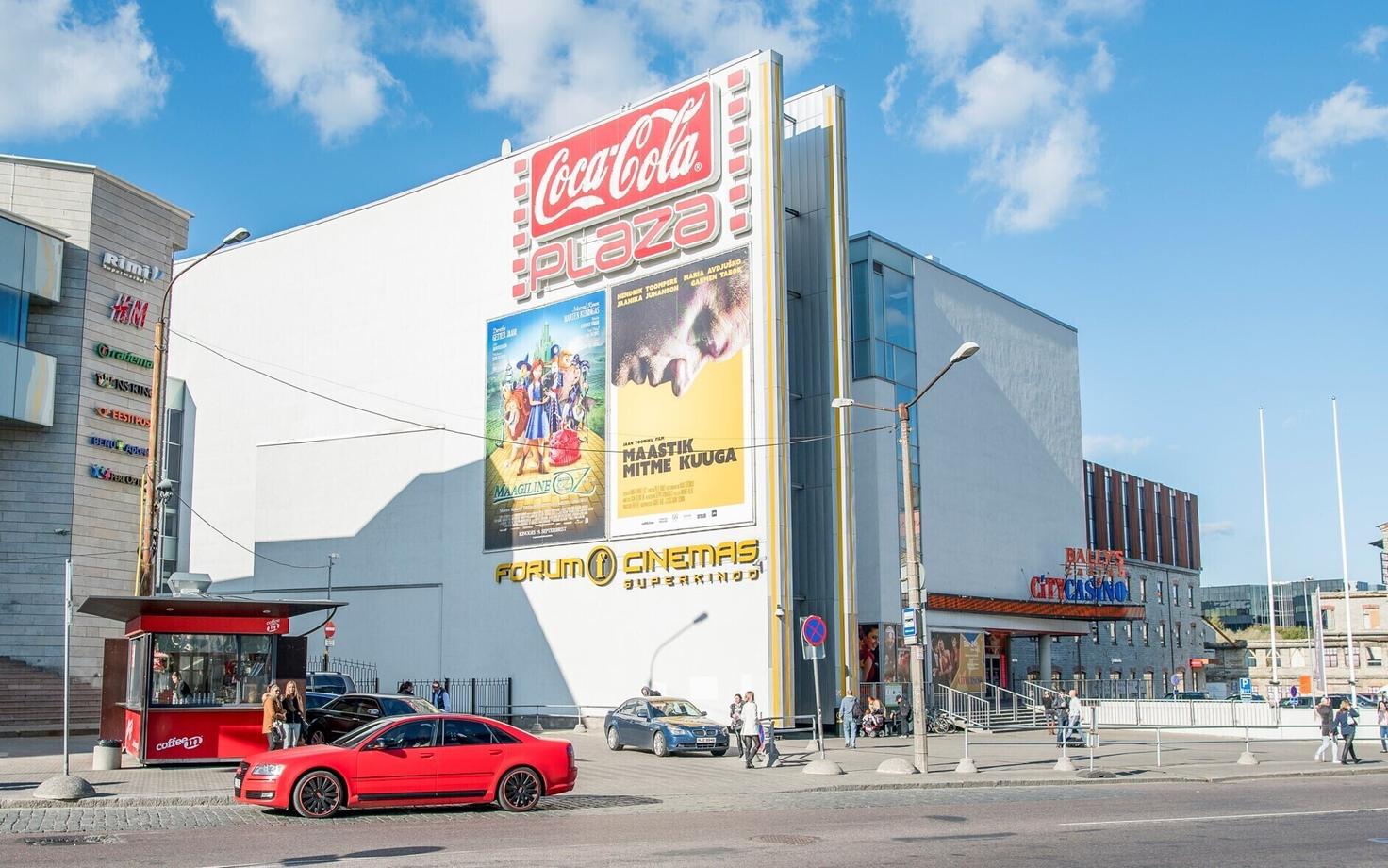 Coca-Cola Plaza Tallinnas.