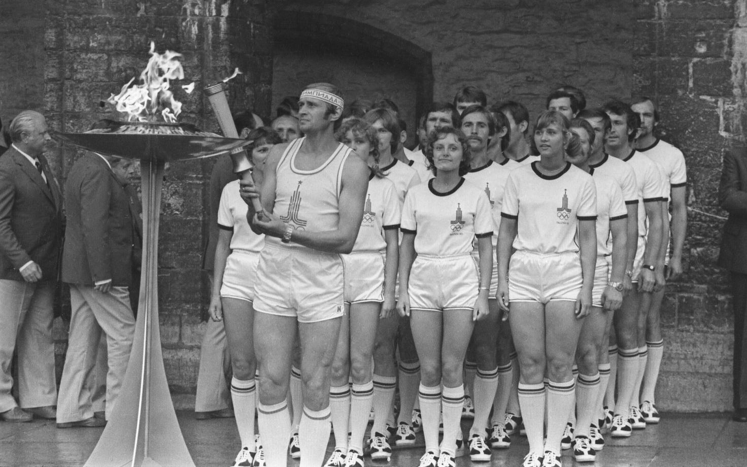 Arrival of the Olympic flame in Tallinn