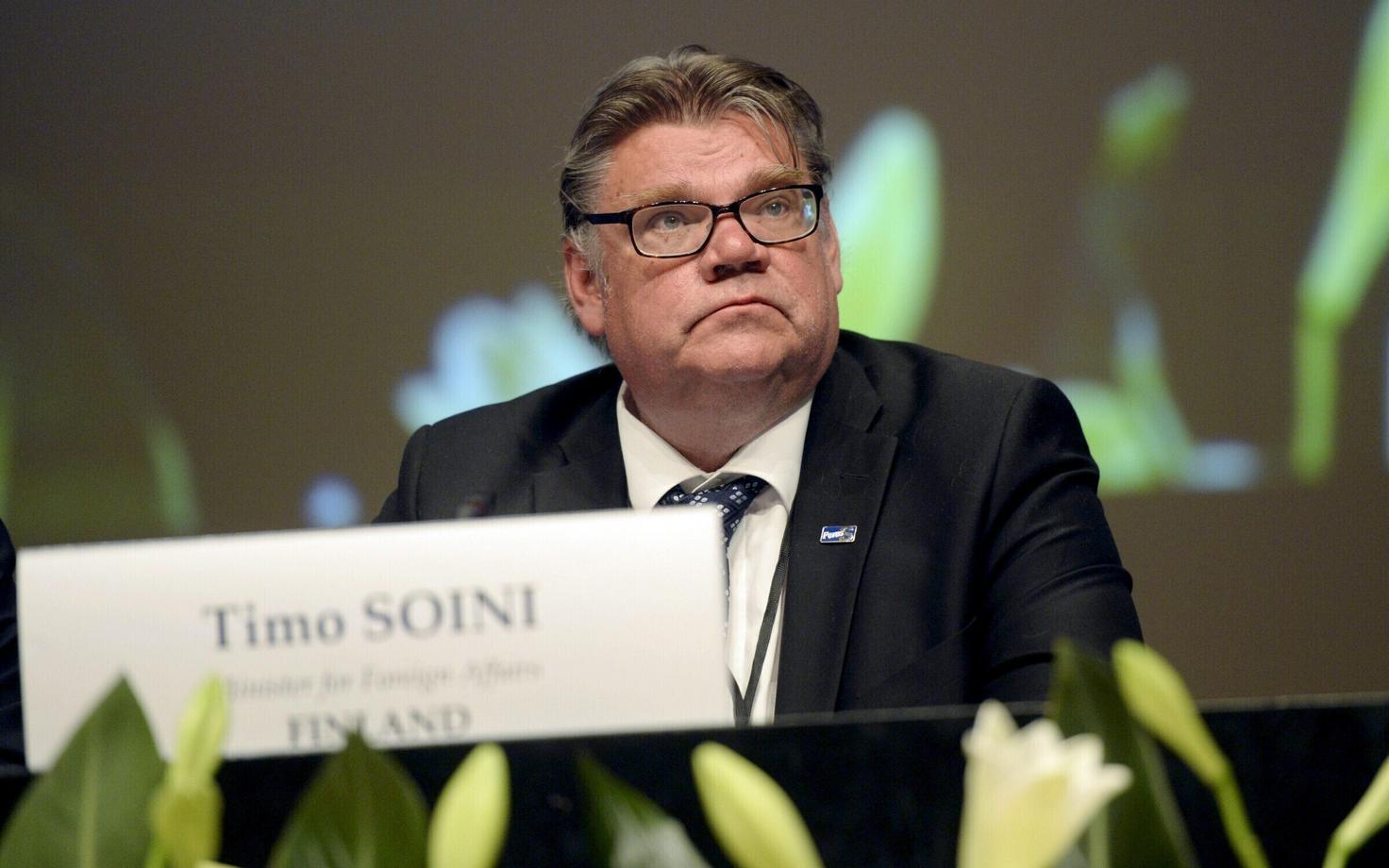 Soome välisminister ja Põlissoomlaste juht Timo Soini