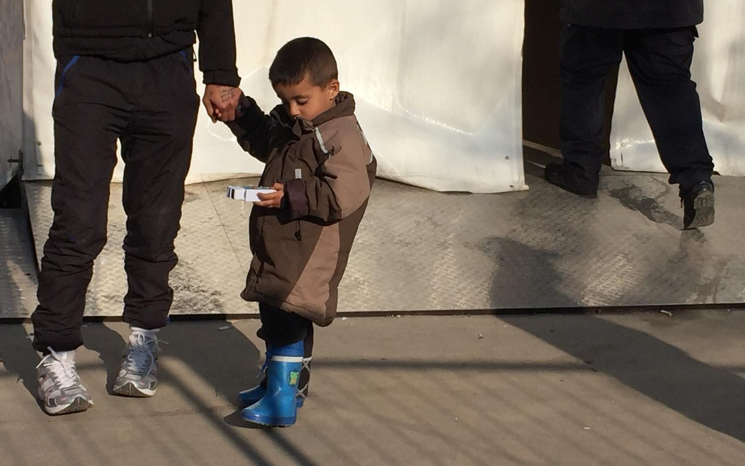 Пункт первичной регистрации беженцев в Берлине. Иллюстративная фотография.