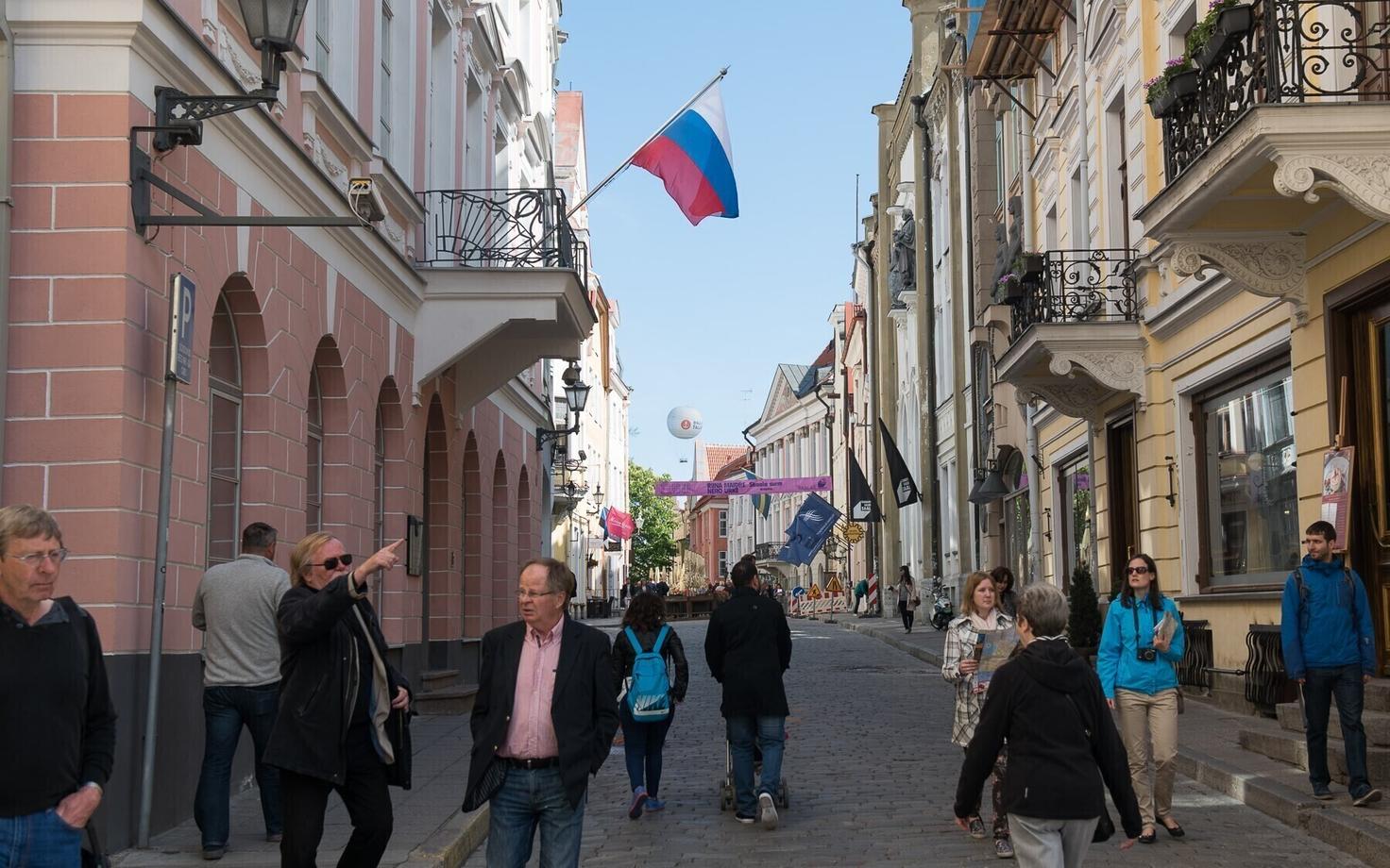 Venemaa suursaatkond Tallinnas Pikal tänaval.