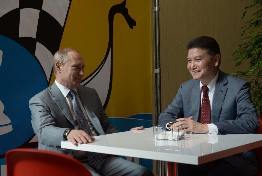 Vladimir Putin ja Kirsan Iljumžinov