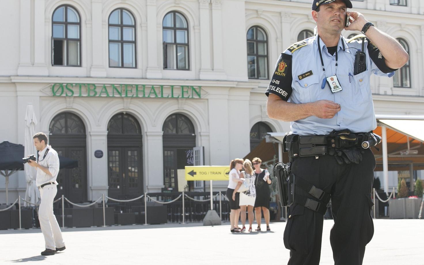 Politseinik Oslos.
