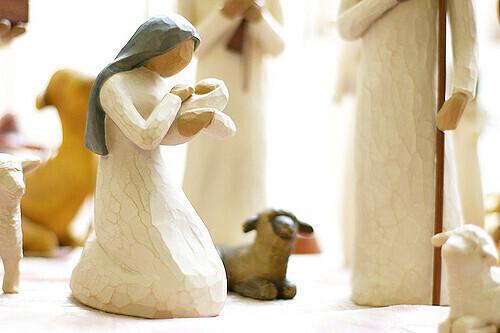 Jeesuslapse kujutis.