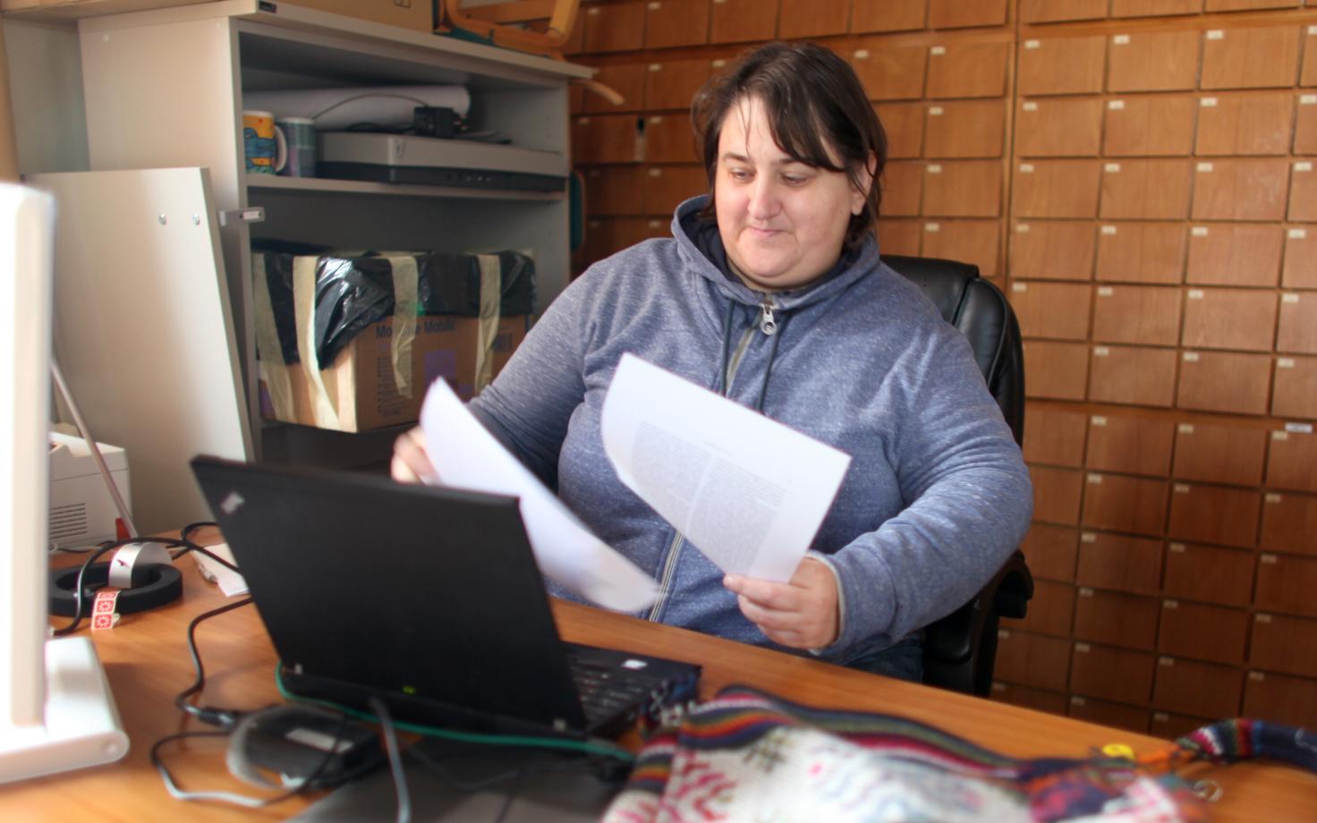 Этноботаник Рената Сыуканд.