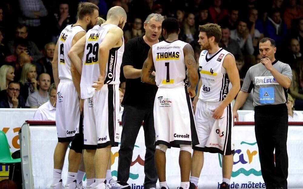 Баскетболисты команды Тартуского университета.