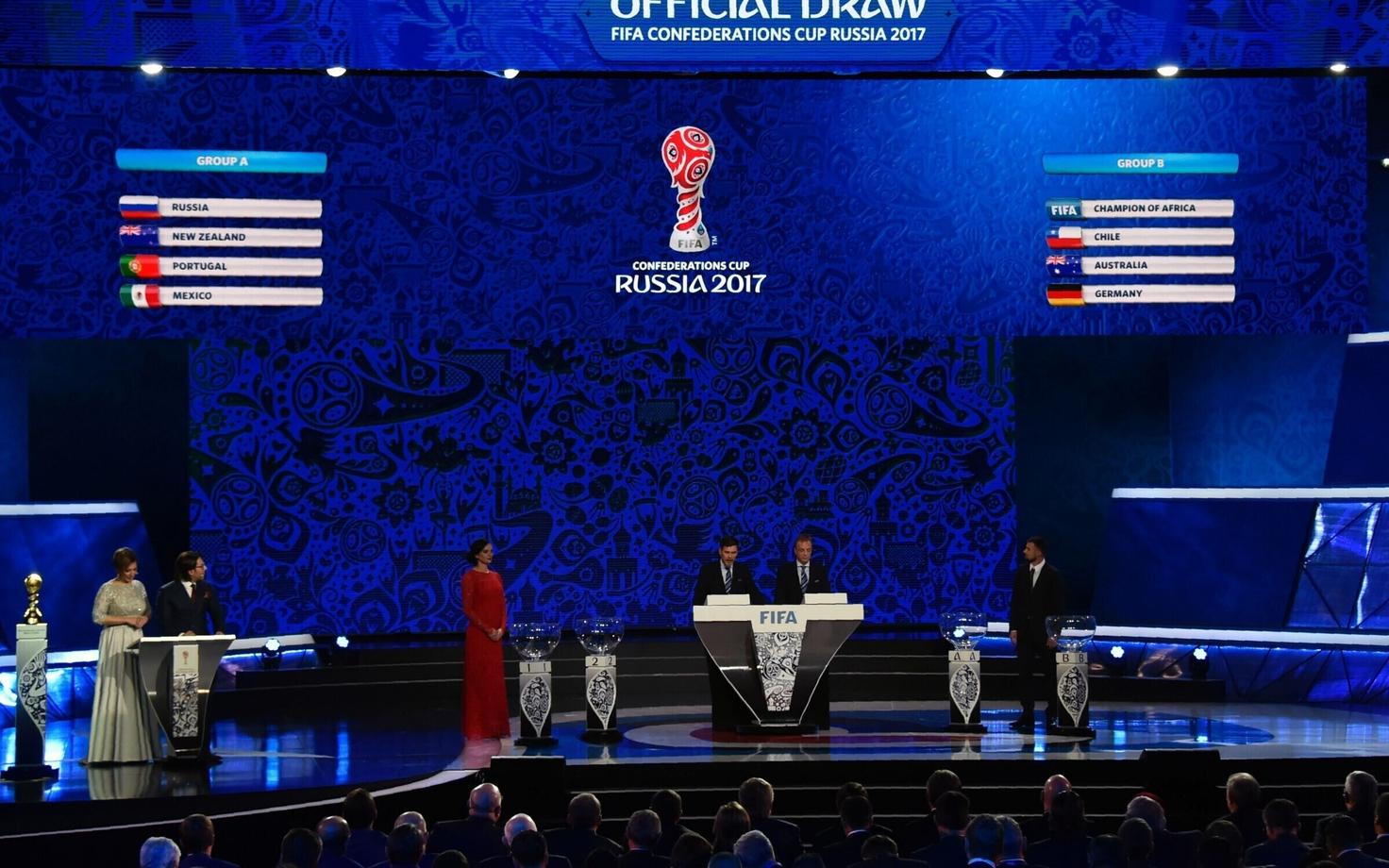 Жеребьевка Кубка Конфедераций-2017.