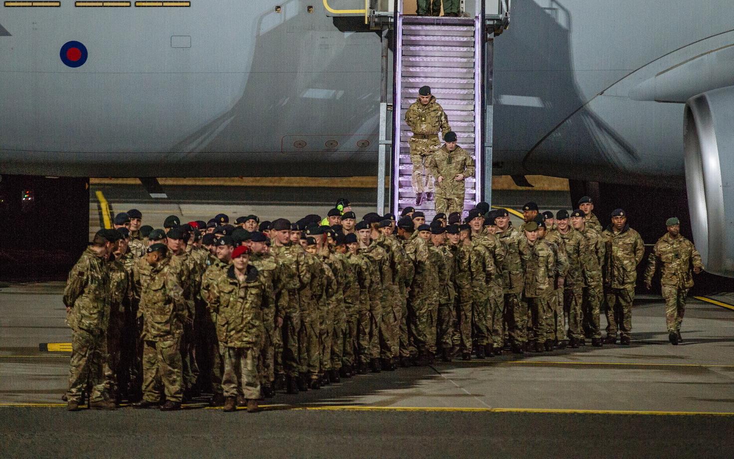 Британские солдаты в Эстонии.