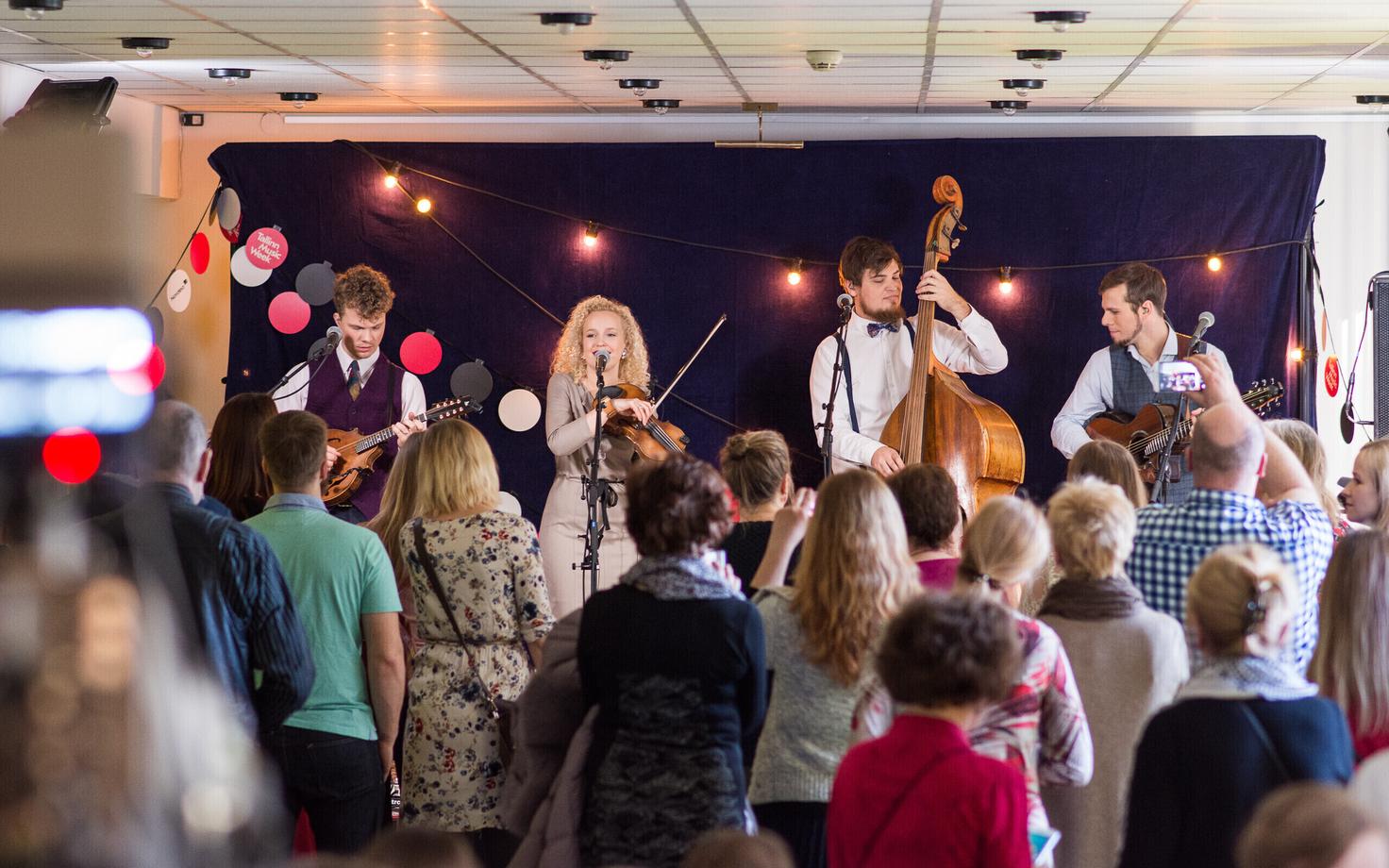 Curly Strings на Tallin Music Week в 2017 году.